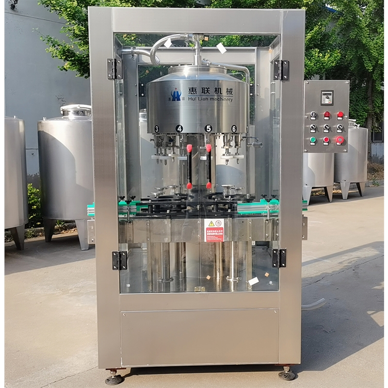12头负压式饮料米酒灌装机